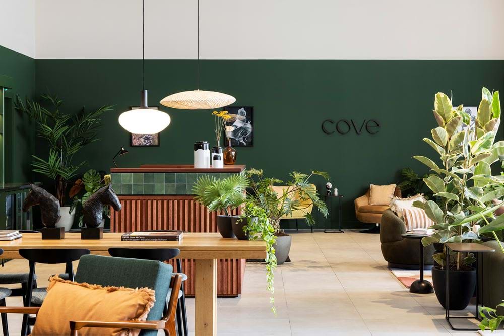 <p>Communal space at Cove - Centrum, The Hague</p>